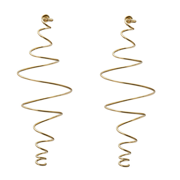 Lady Grey Jewelry Coil Earring in Gold