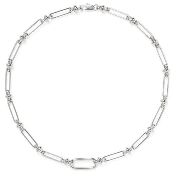 Des Chain Necklace in Silver