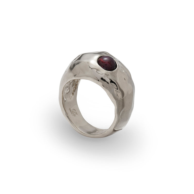 Red shop rock ring