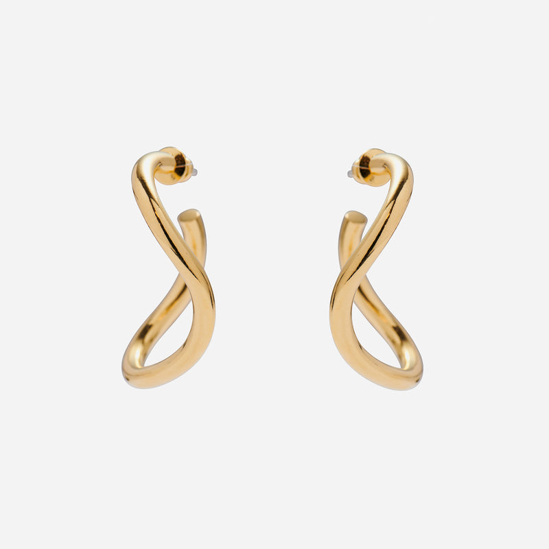 Lady Grey Jana Hoops In Gold