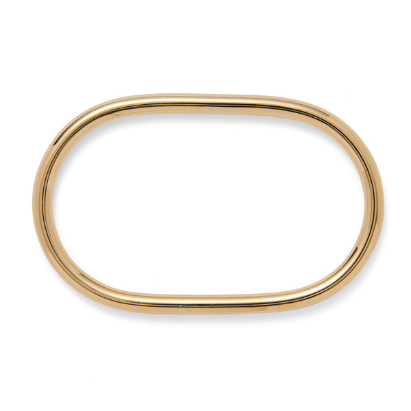 Ovoid Bangle in Gold