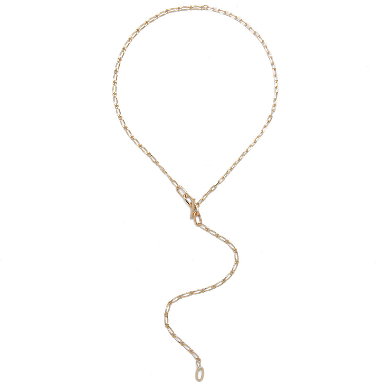 Lady Grey Rein Necklace in Gold