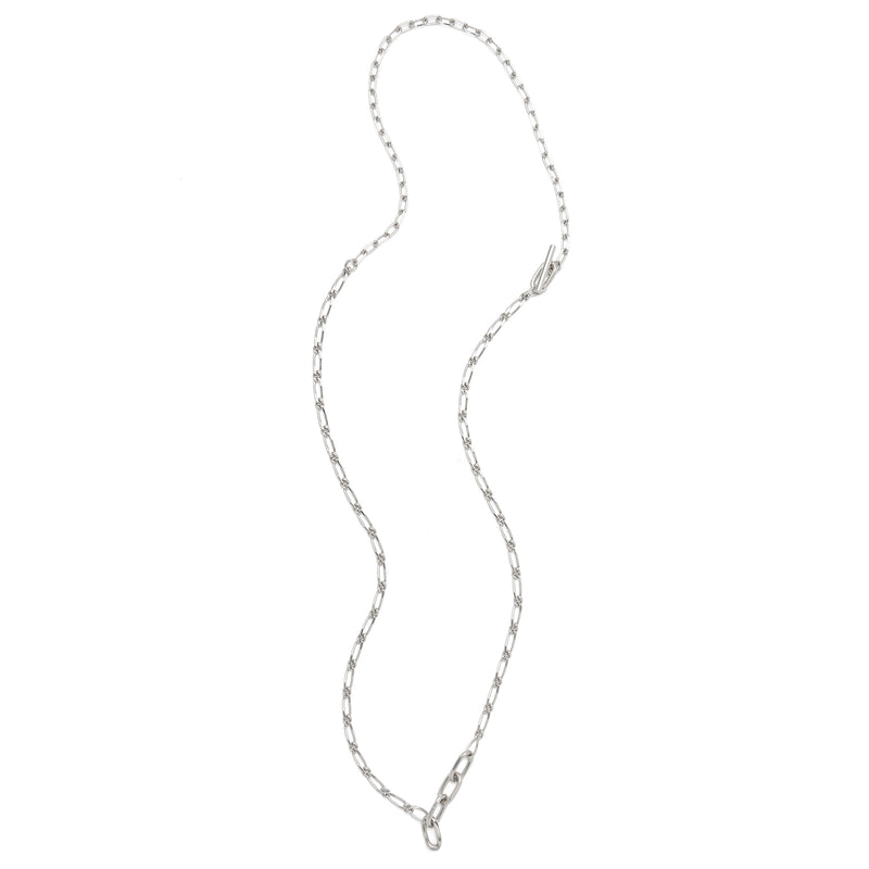 Lady Grey Rein Necklace in Silver