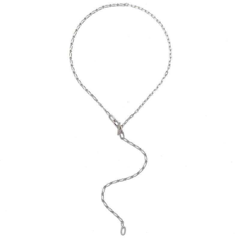 Lady Grey Rein Necklace with Amethyst in Silver