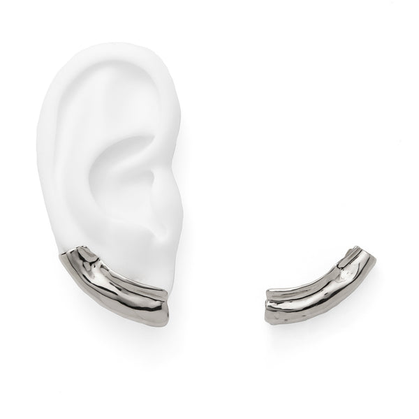 Sheath Earring in Silver