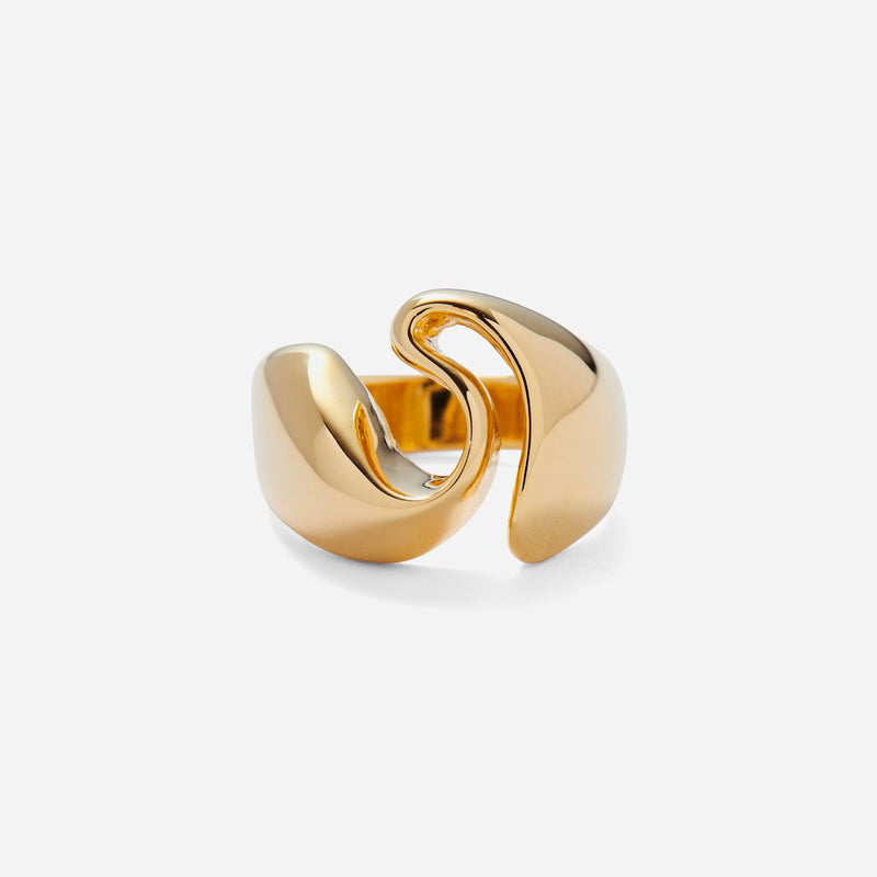 Swirl Ring in Gold