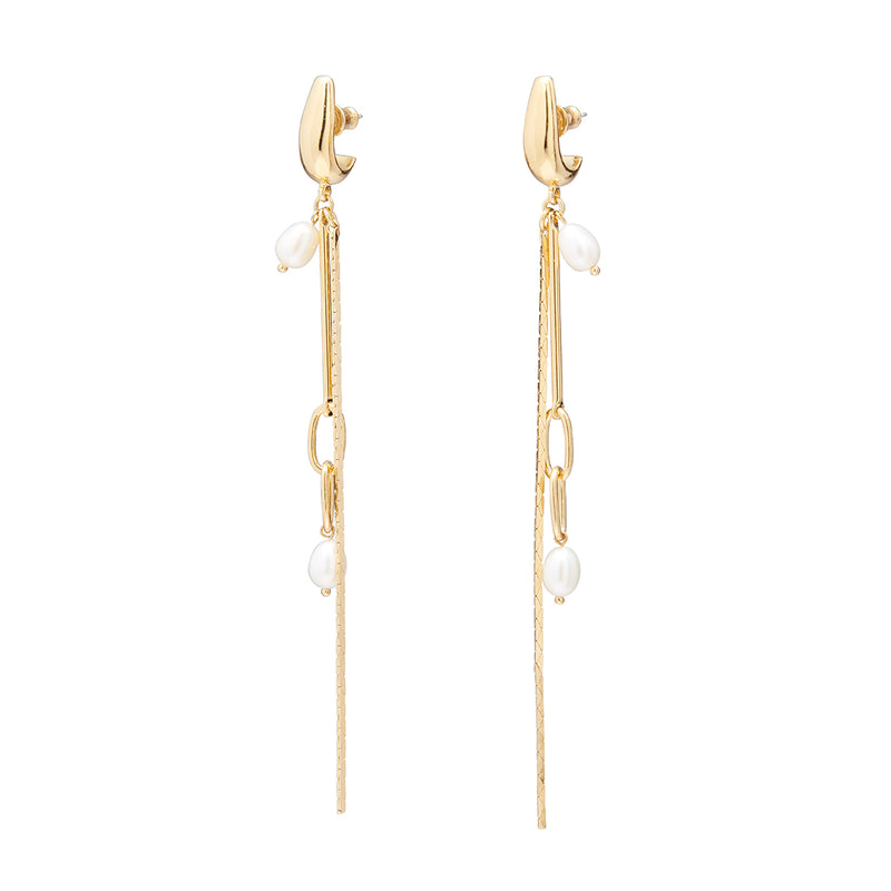 Lady Grey Synth Earring in Gold