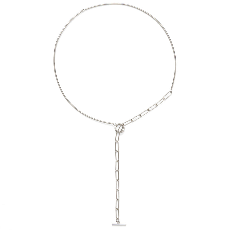 Toggle Collar in Silver