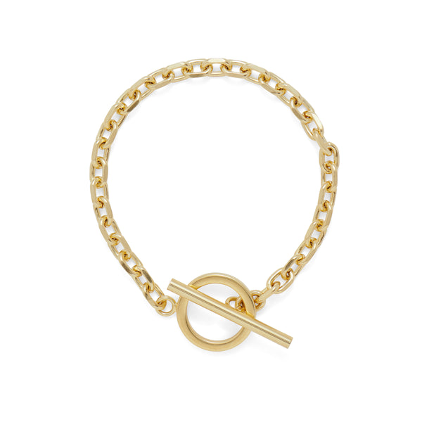 Lady Grey Jewelry Toggle Bracelet in Gold
