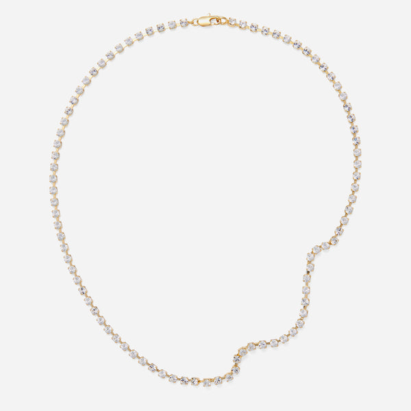 Lady Grey Crystal Tennis Necklace