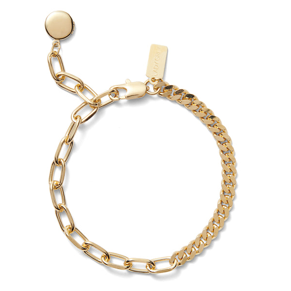 Collage Bracelet in Gold