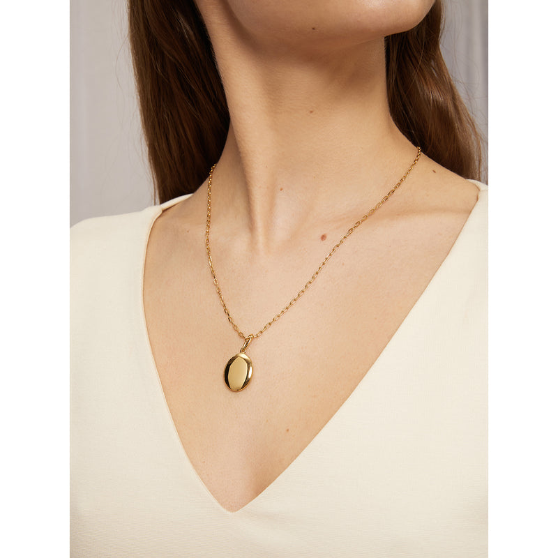 Locket Pendant in Gold