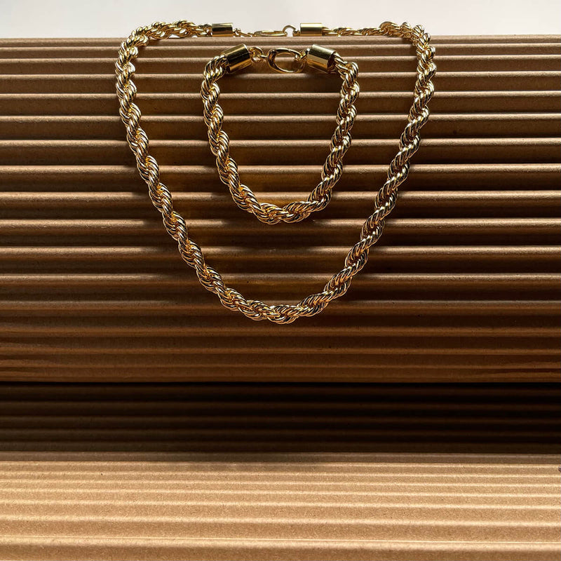 XL Rope Chain Bracelet in Gold