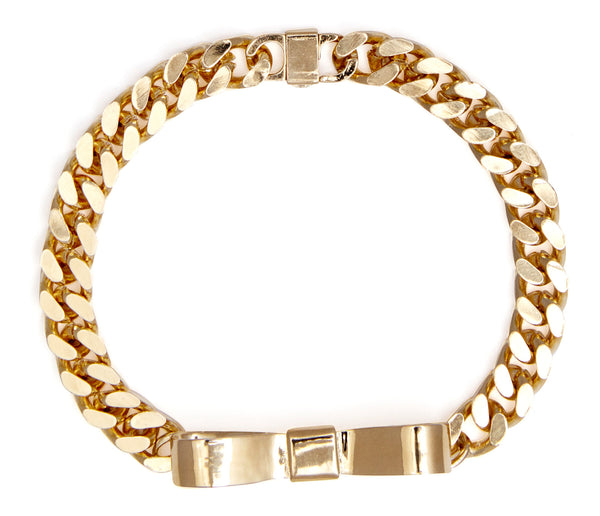 Bow Chain Anklet in Gold