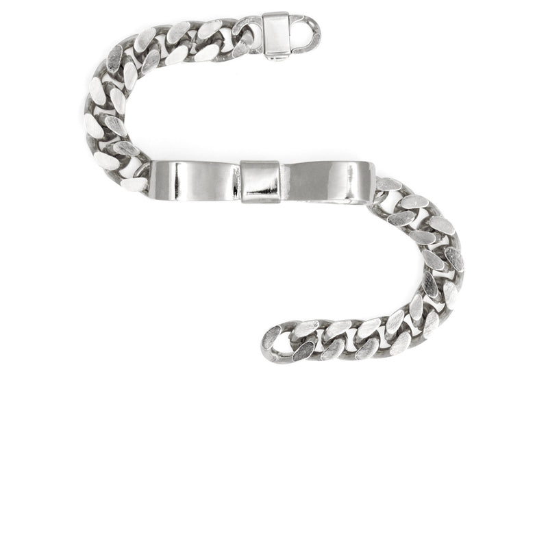 lady Grey Jewelry Bow Chain Bracelet in Silver