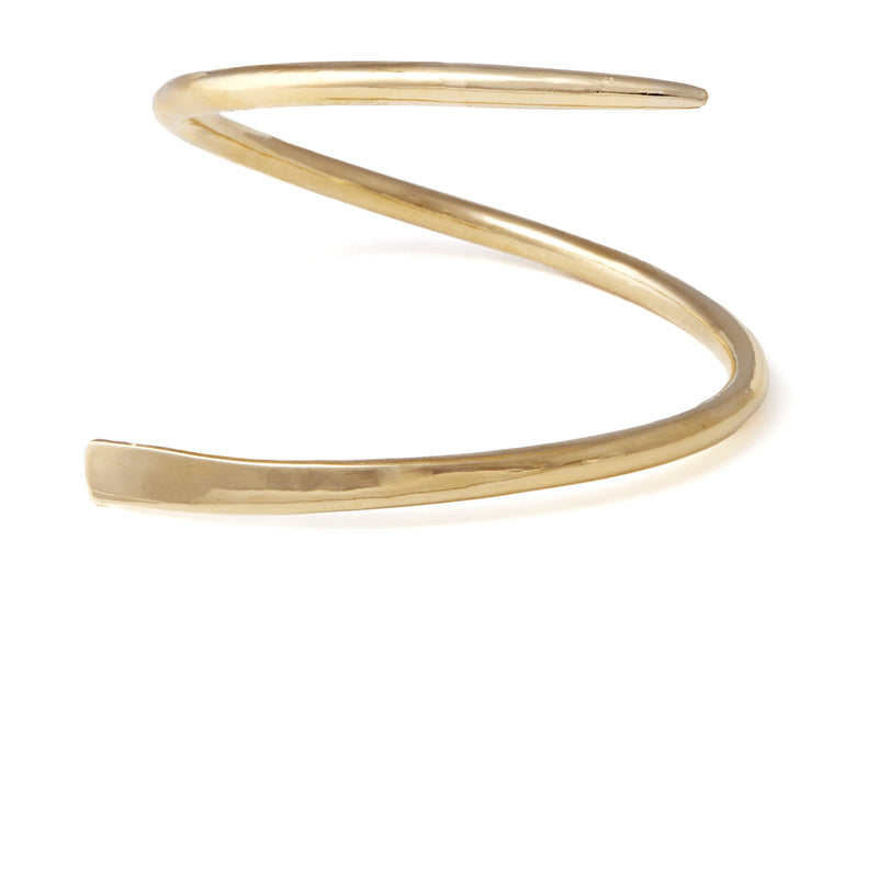 Lady Grey Jewelry Ribbon Cuff in Gold