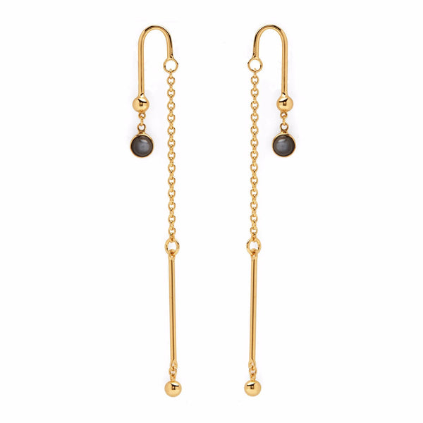 Lady Grey Jewelry Assemblage Earrings in Gold