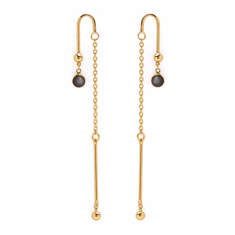 Lady Grey Jewelry Assemblage Earrings in Gold