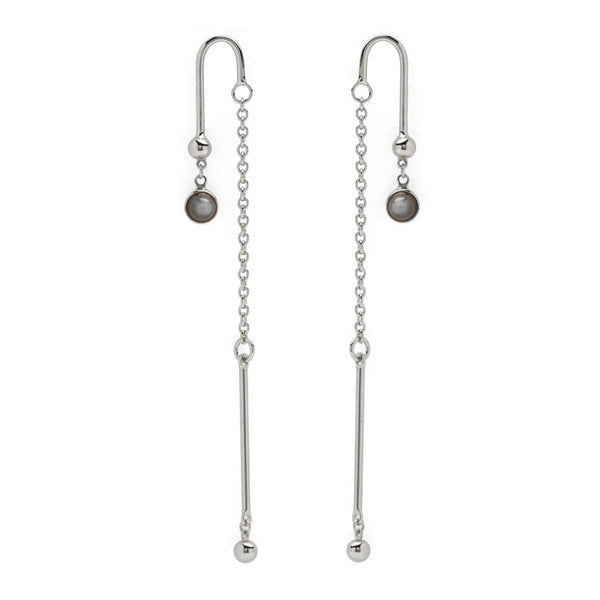 Lady Grey Jewelry Assemblage Earring in Silver