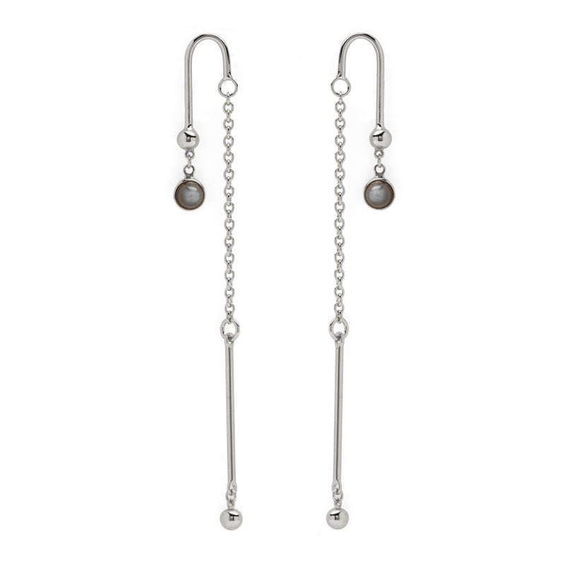 Lady Grey Jewelry Assemblage Earring in Silver