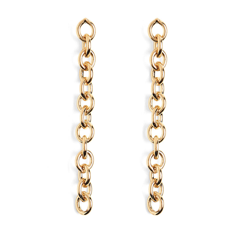 Lady Grey Jewelry Cable Chain Earring in Gold