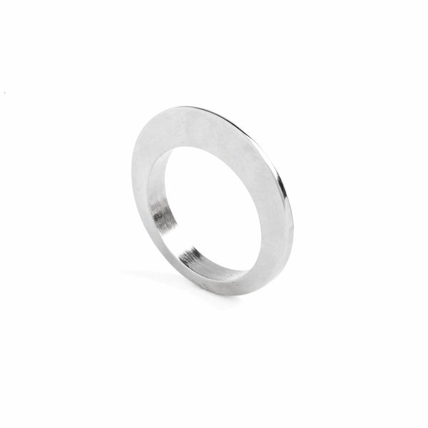 Disc Ring in Silver