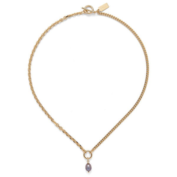 Duo Chain Necklace in Gold