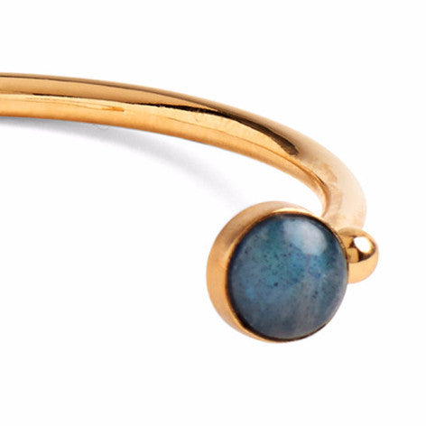 Lady Grey Jewelry Halo Bangle in Gold