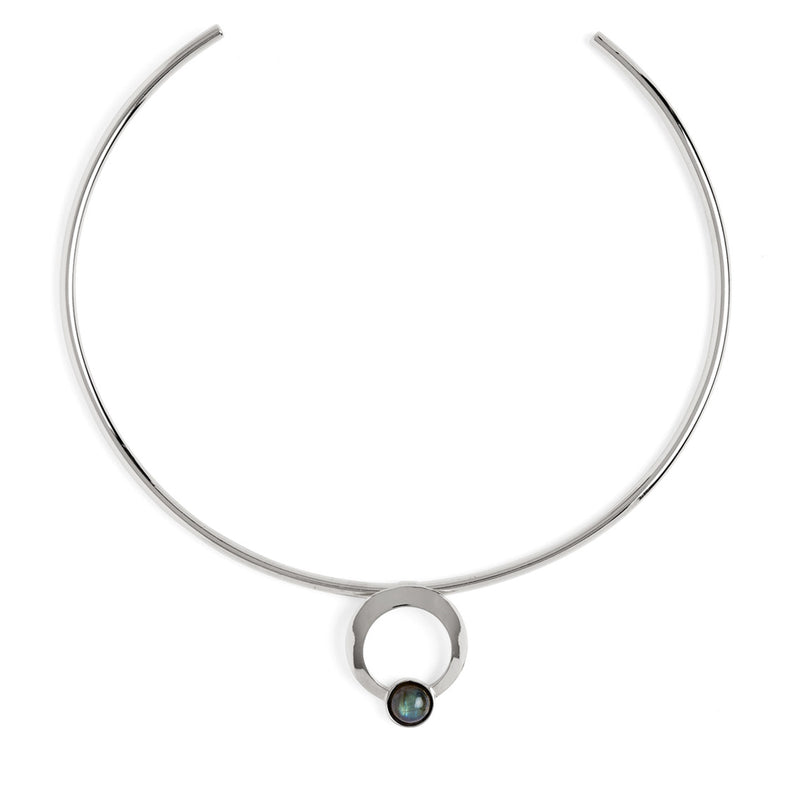 Lady Grey Jewelry Halo Collar in Silver