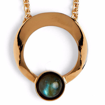 Lady Grey Jewelry Halo Necklace in Gold
