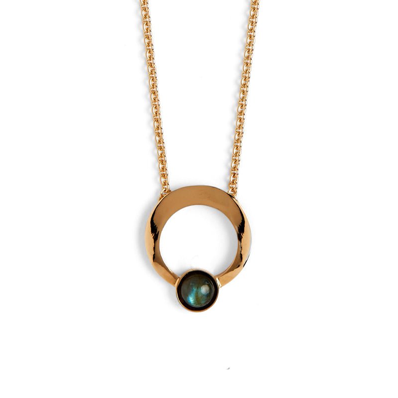Lady Grey Jewelry Halo Necklace in Gold