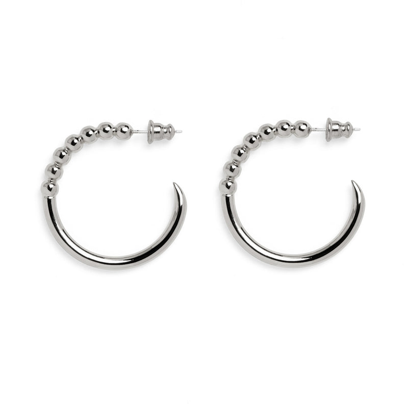 Lady Grey Jewelry Ophidia Hoop in Silver