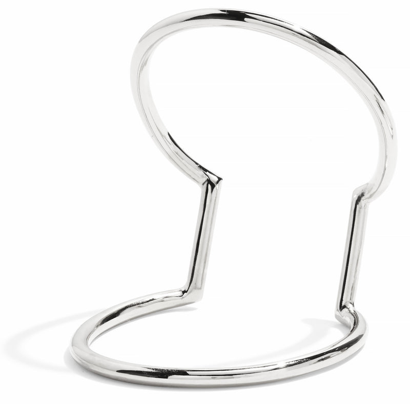Lady Grey Jewelry Contour Cuff in Silver
