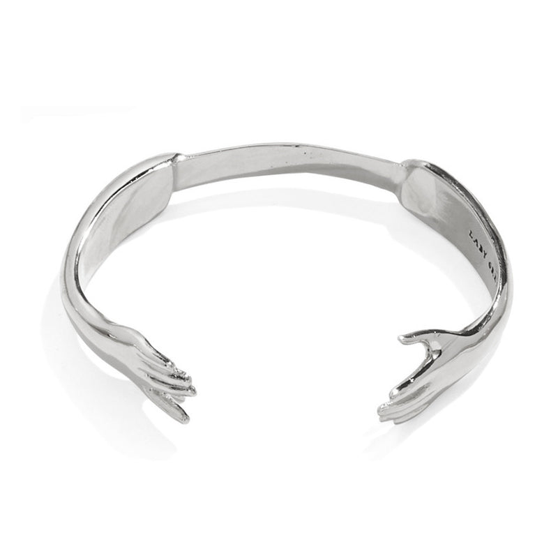 Lady Grey Jewelry Reflected Hand Bangle in Silver