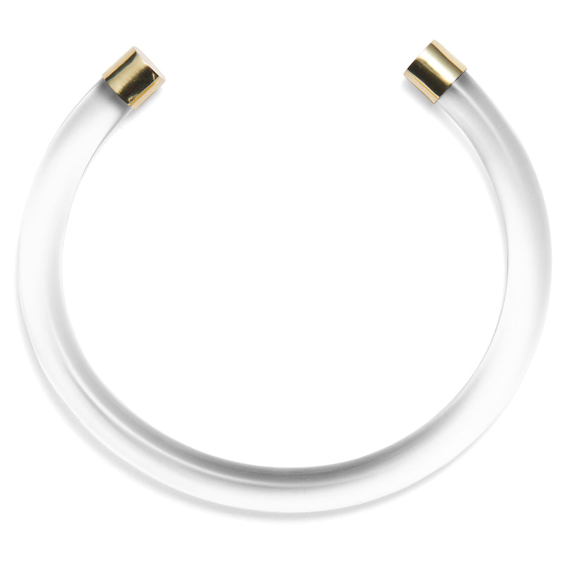 Lady Grey Jewelry Mirage Collar in Gold and Clear