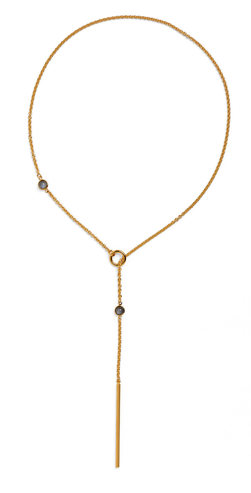 Lady Grey Jewelry Assemblage Necklace Gold