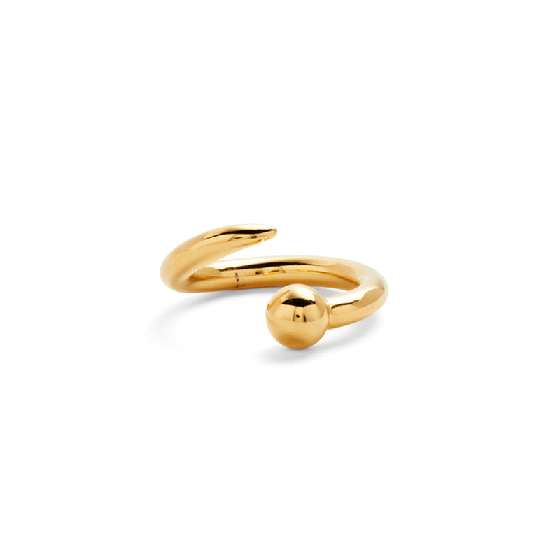 Lady Grey Jewelry Ballpoint Ring in Gold