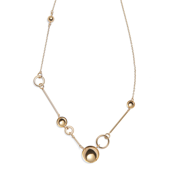 Lady Grey Jewelry Composition Necklace in Gold