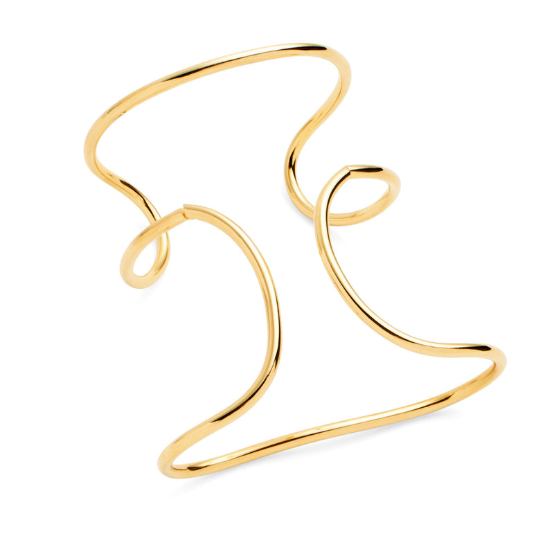 lady grey Jewelry Contour Hand-Piece in Gold