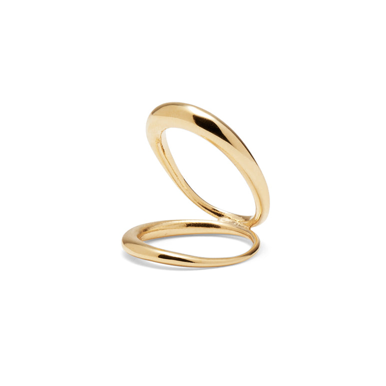 Echo Ring in Gold