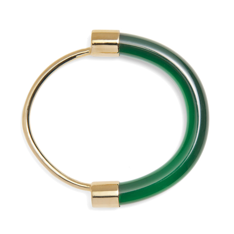 Lady Grey Jewelry Fraction Bracelet in Gold and Emerald