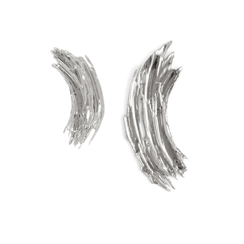 Lady Grey Jewelry Gwendolyn Earring in Rhodium