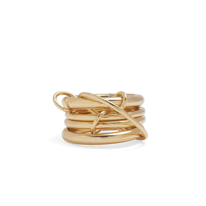 Lady Grey Jewelry Link Ring in Gold
