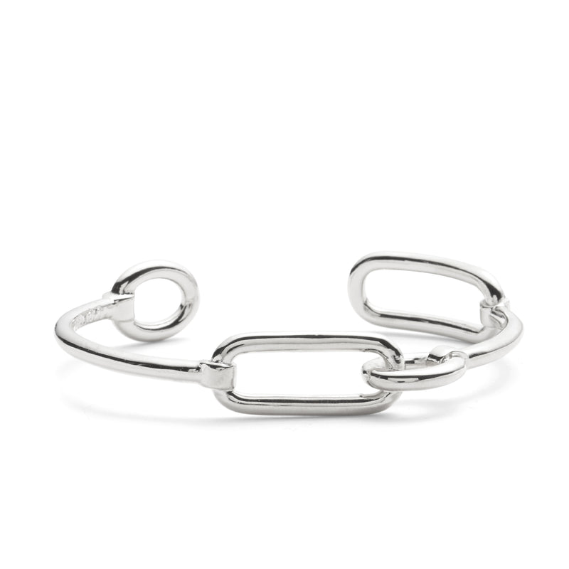 Lady Grey Jewelry Link Bracelet in Rhodium