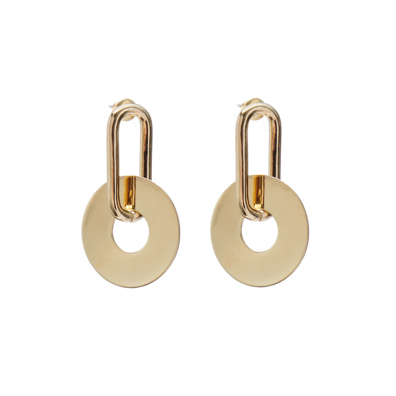 Lady Grey Jewelry Loup Earring in Gold