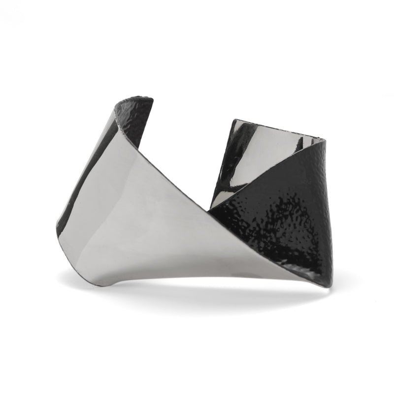 Lady Grey Jewelry Ori Cuff in Rhodium