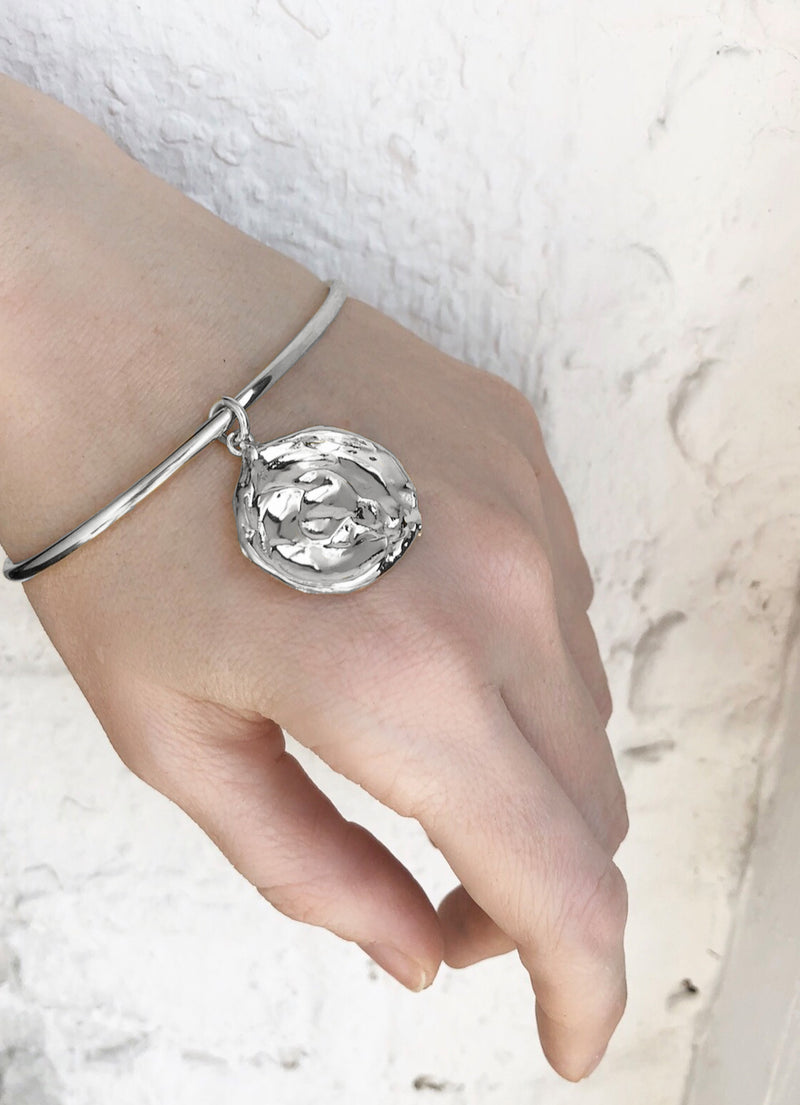 Lady Grey Jewelry Palette Bangle in Rhodium