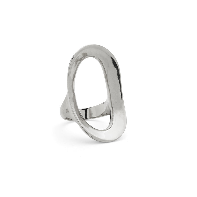Lady Grey Jewelry Rink Ring in Rhodium