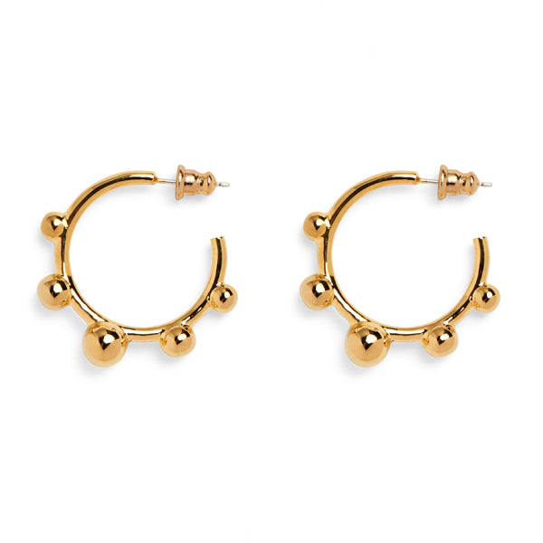 Lady Grey Jewelry Rise Hoops in Gold