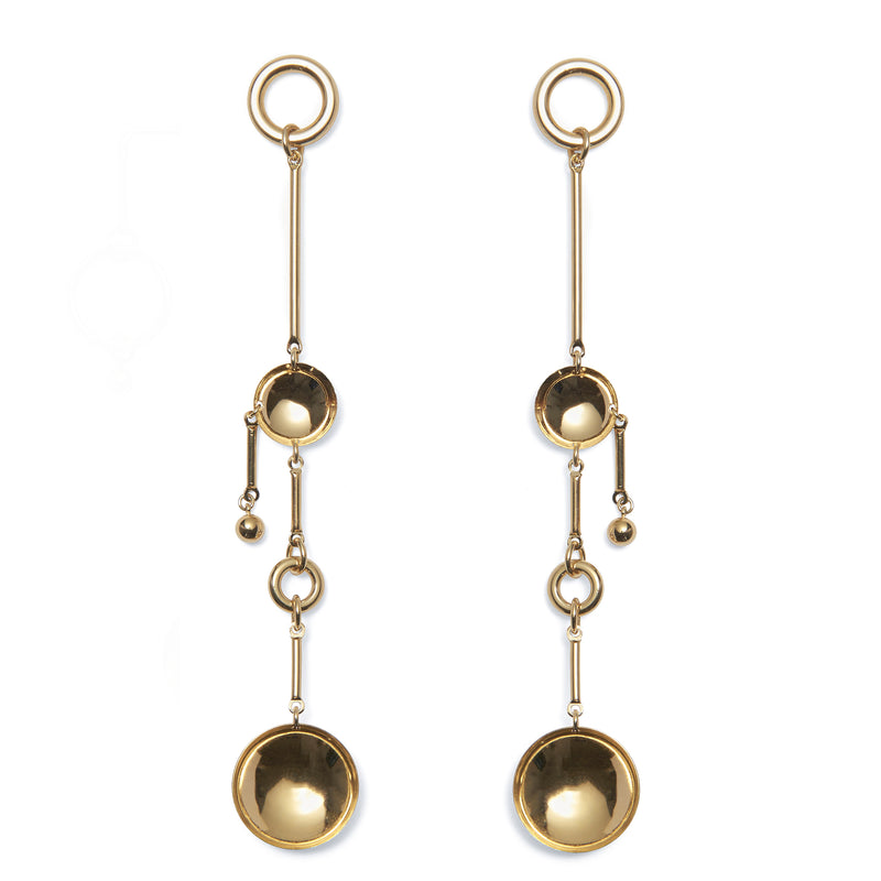 Lady Grey Jewelry Sequence Earring in Gold